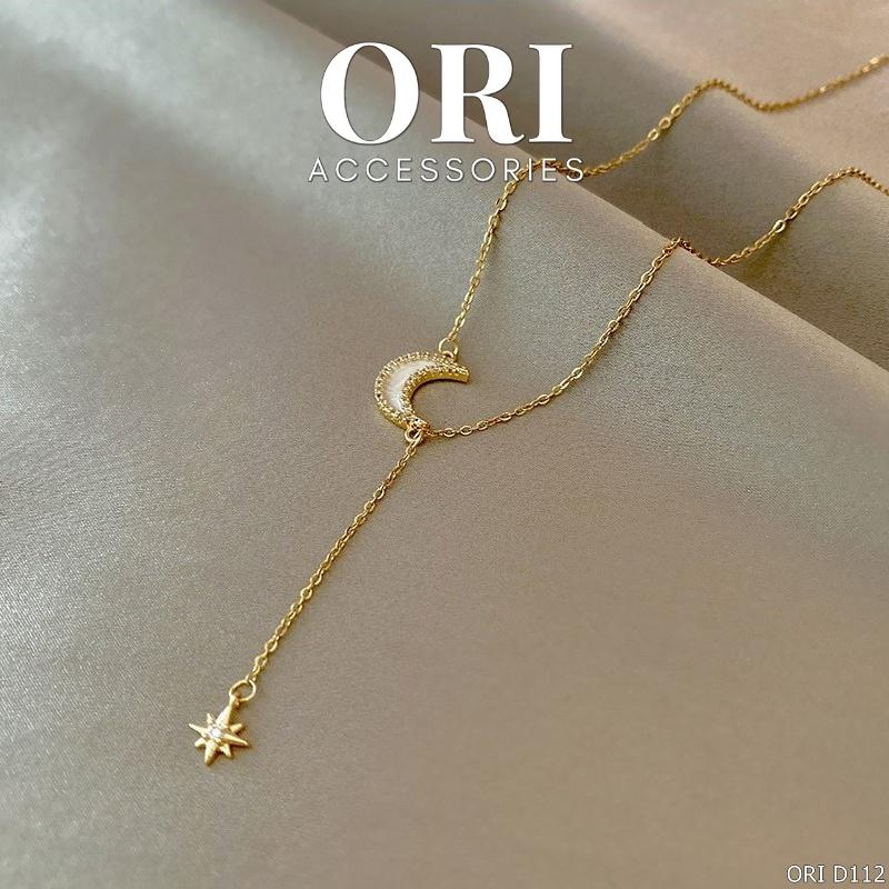 Dây chuyền nữ hình hoa hồng Rosa thời trang ORI ACCESSORIES D112