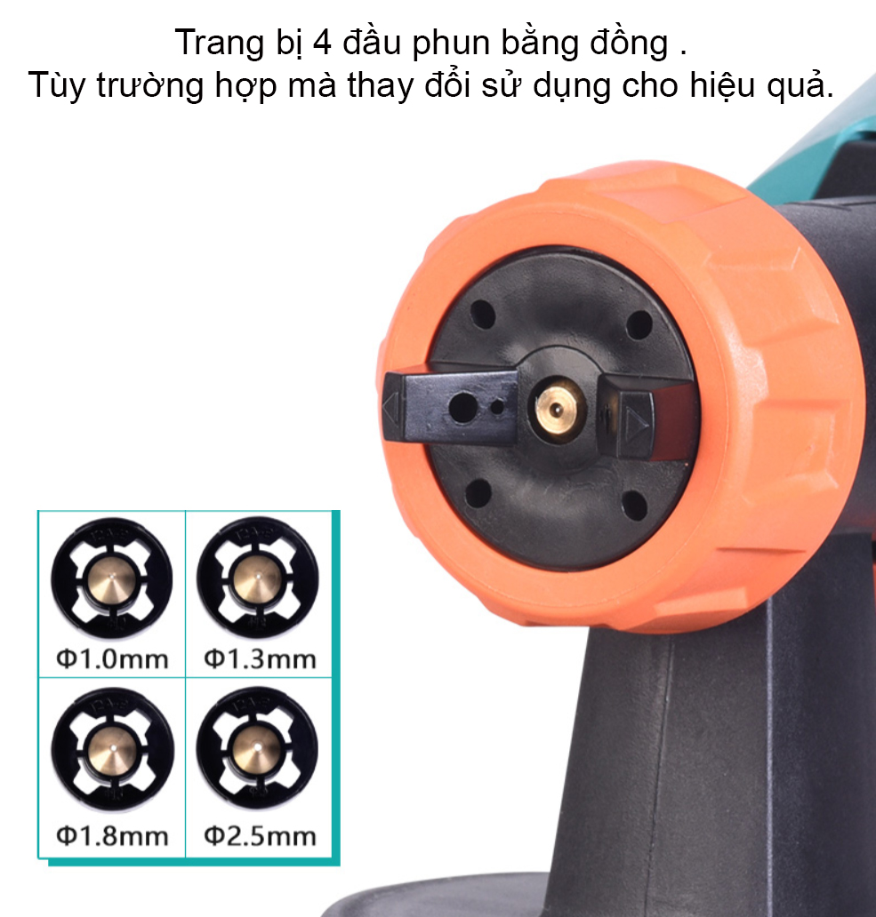 Máy phun sơn loại to, công suất mạnh 1200W - PA SG9620ST (Kèm bộ phụ kiện)