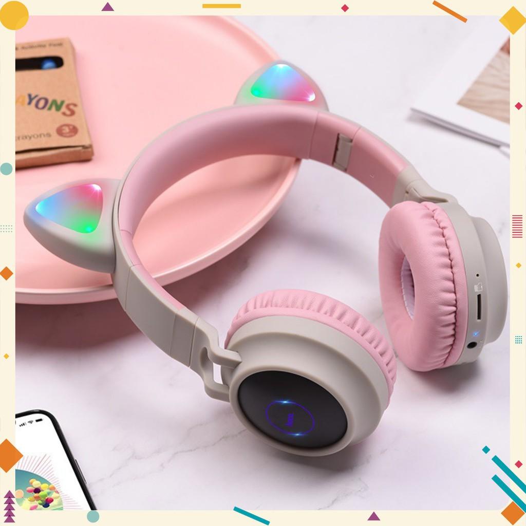 Headphone Bluetooth tai mèo V5.0 có mic Hoco W27 - HÀNG CHÍNH HÃNG