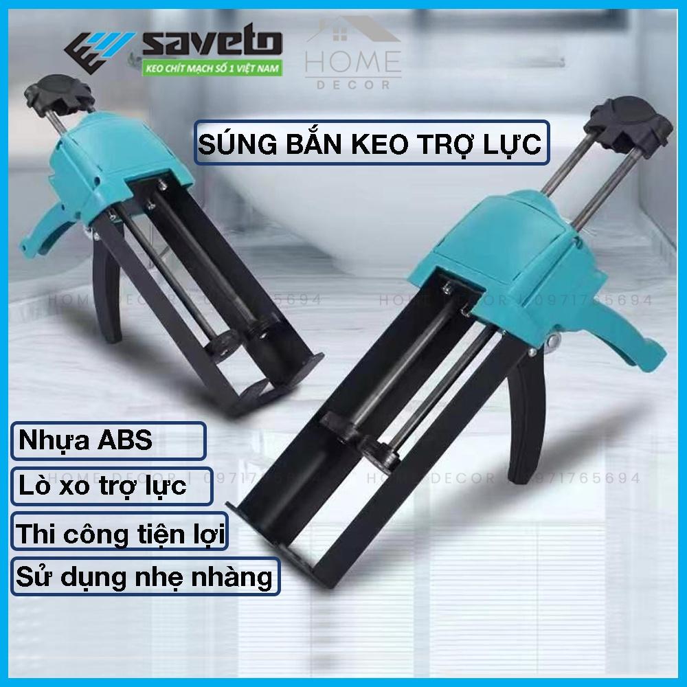 Súng bắn keo chà ron- keo chít mạch - dùng để thi công keo chít mạch saveto.