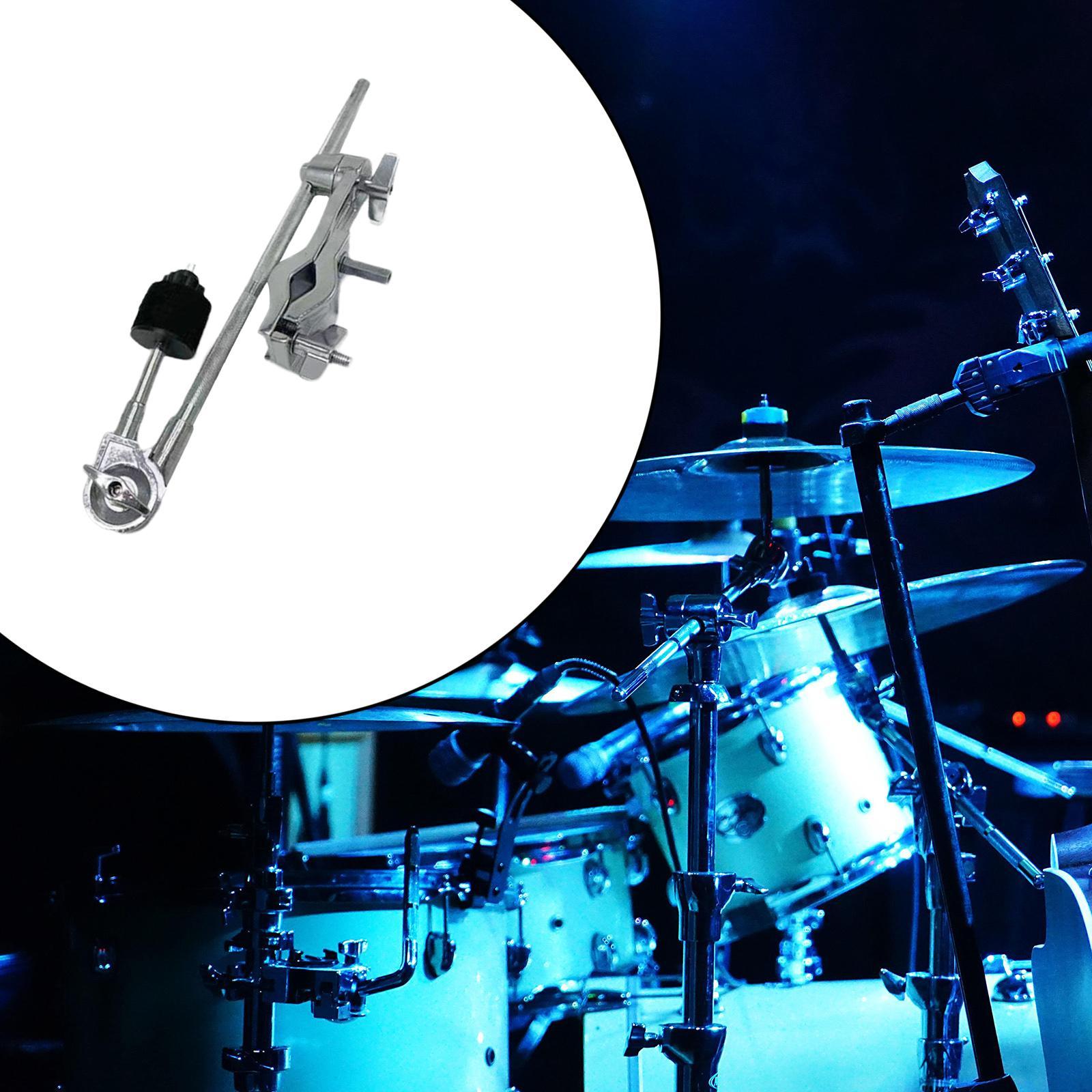 Metal Cymbal Mount Arm Holder Stand with Clamp Parts Expansion Clip