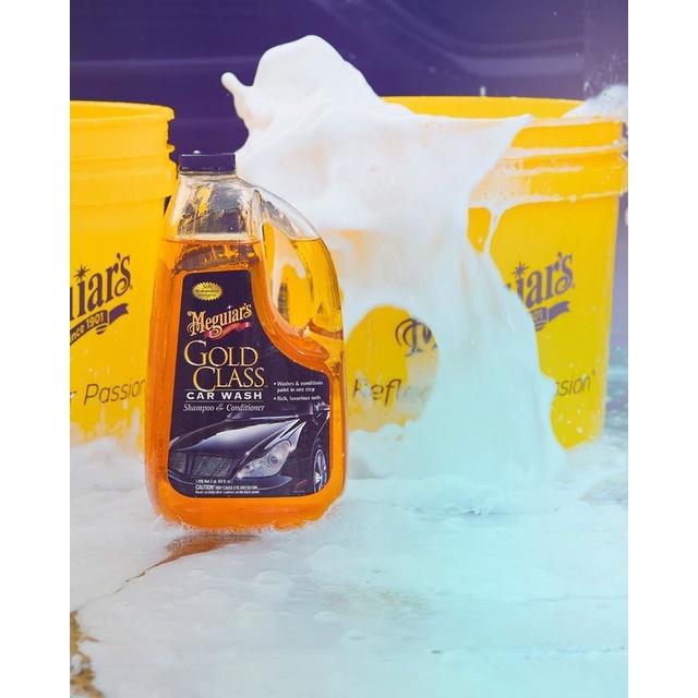 Meguiar's Xà phòng rửa xe có thành phần dưỡng bảo vệ sơn - Gold Class Car Wash Shampoo & Conditioner, G7164, 1.89L/64 oz