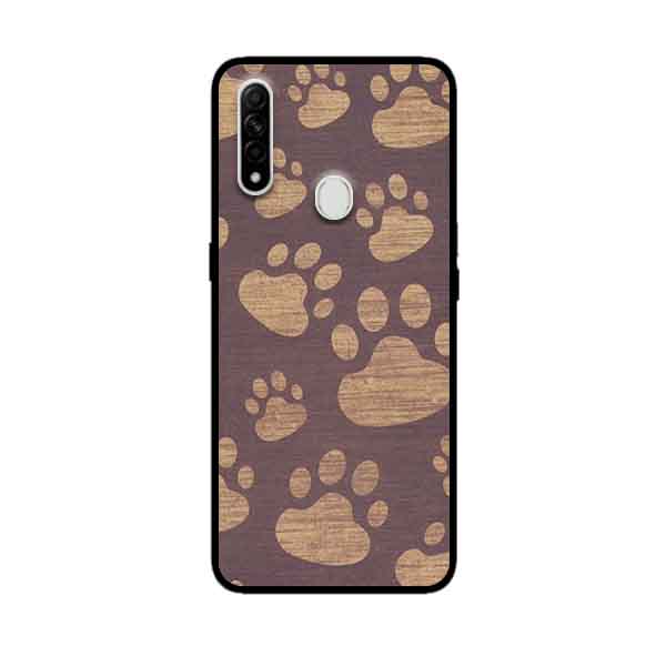 Ốp Lưng in cho Oppo A8 Mẫu Chân Hình Thú - Hàng Chính Hãng