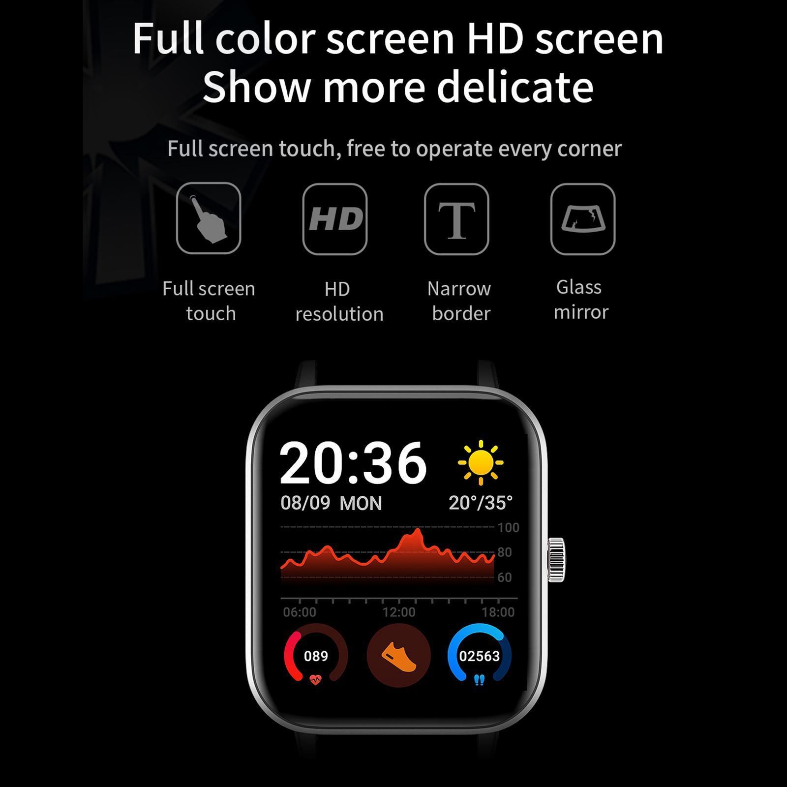 Fashion Waterproof Bluetooth Smart Watch Smartwatch Sedentary Reminder