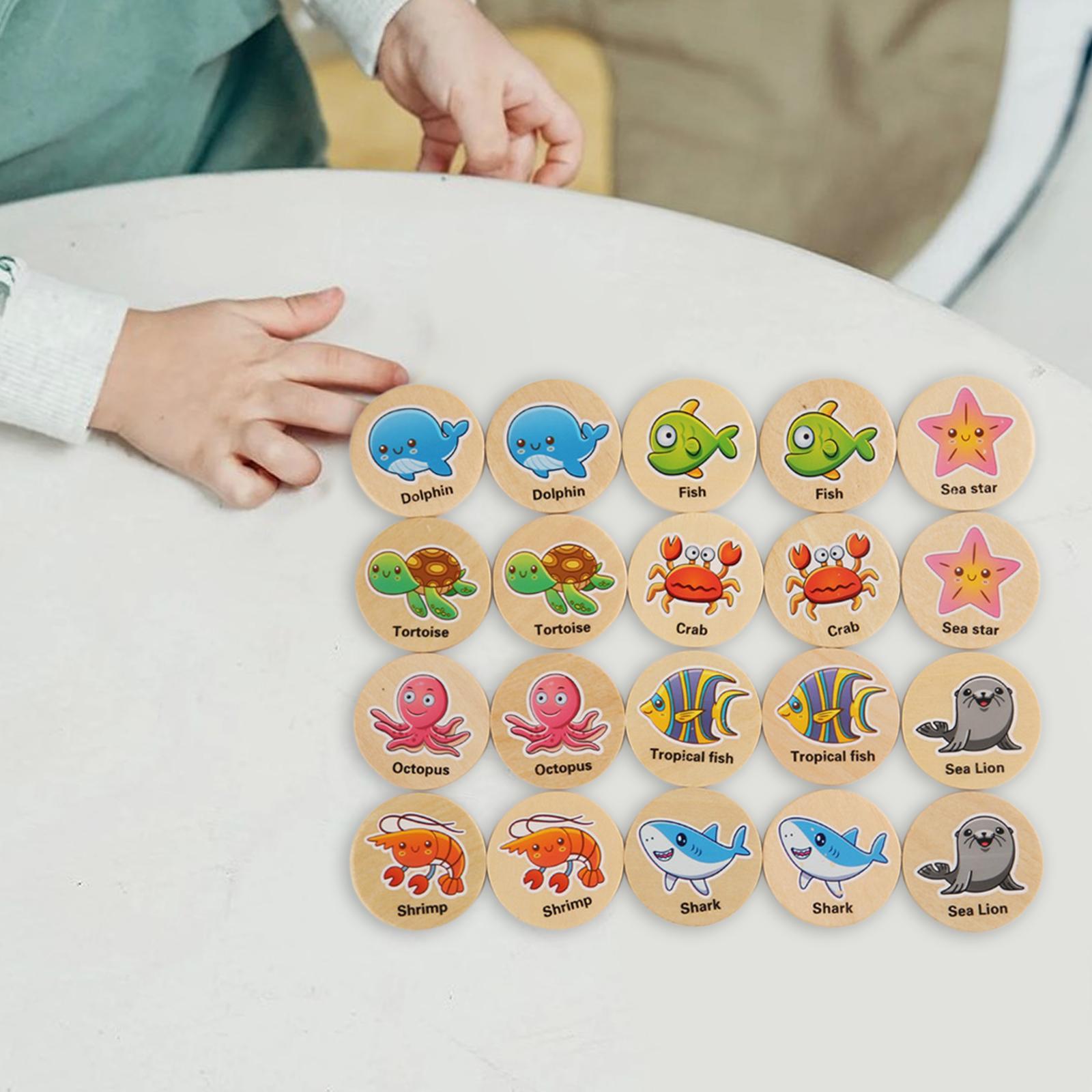 Memory Matching Game Cognitive Ability Toy for Ages 3 and up Development Toy