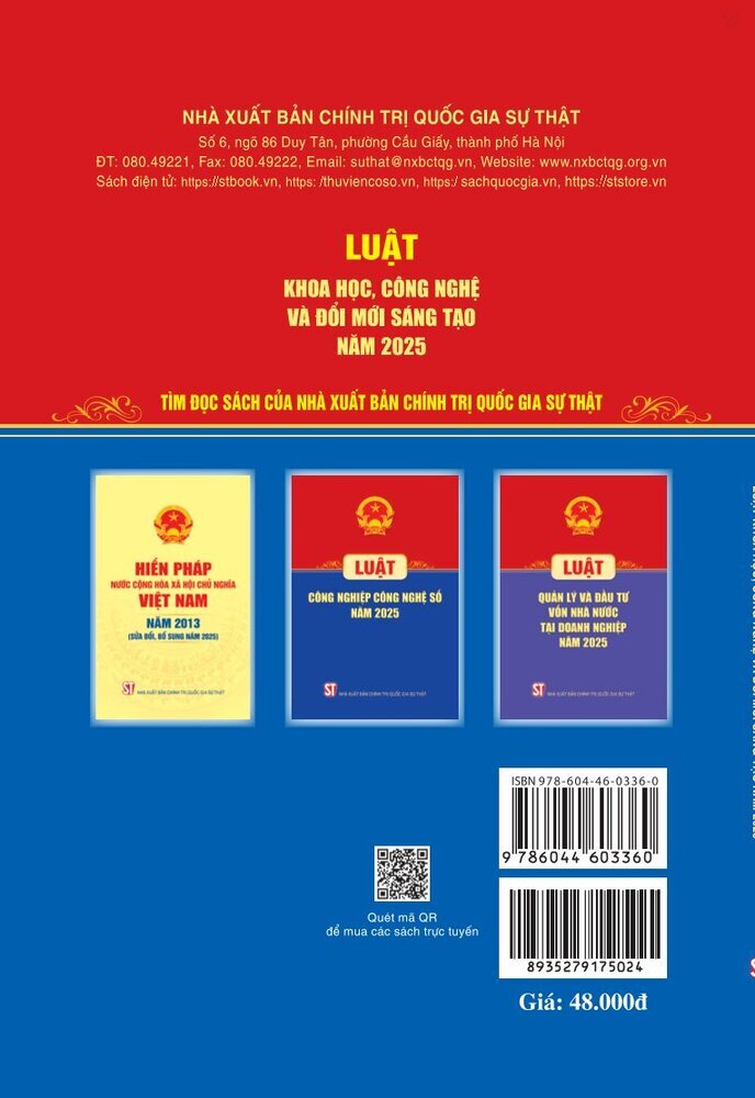 Luật Khoa học, công nghệ và đổi mới sáng tạo năm 2025