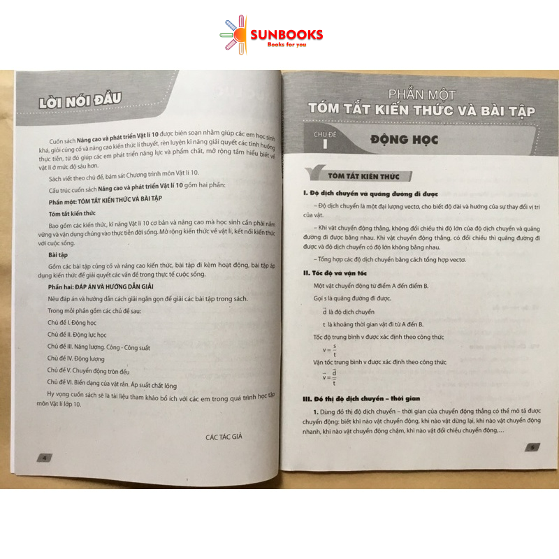 Combo 2 cuốn Nâng Cao Và Phát Triển Vật Lí và Hoá Học 10