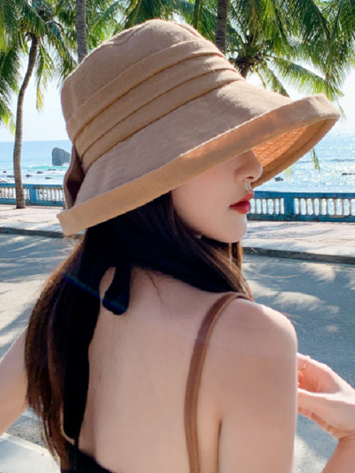 Mũ chống nắng chống tia UV vành vừa thời trang, nón nữ phong cách Hàn