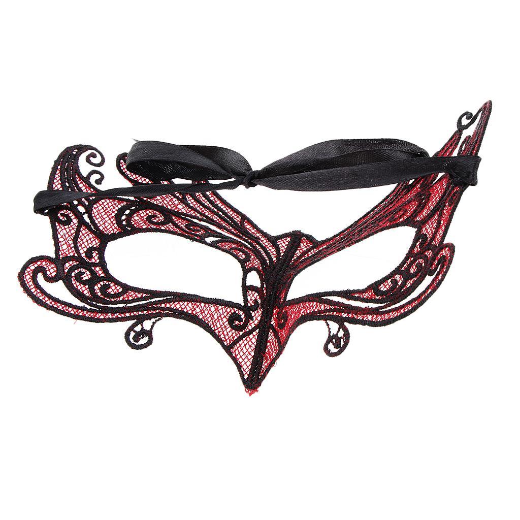 Mask Lace Face Masquerade Eye Women's Party Costume Ball Prom Halloween