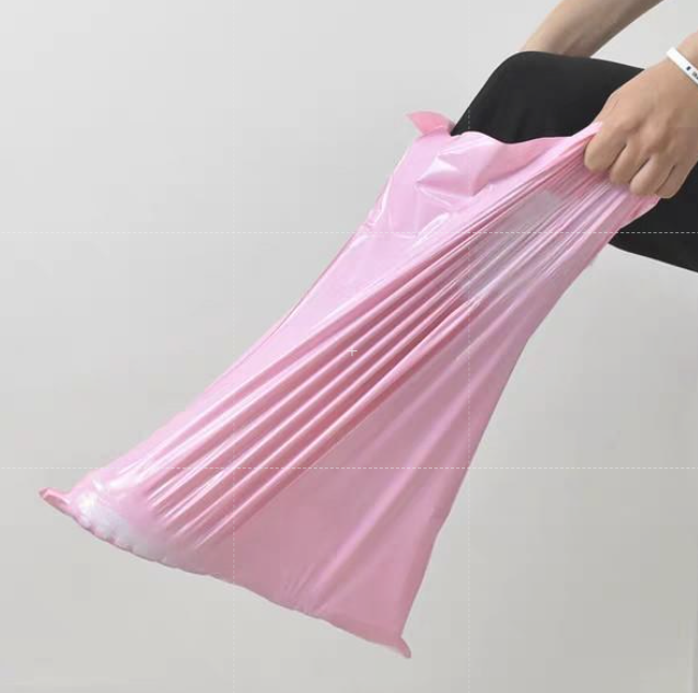 Túi Gói Hàng Túi Niêm Phong tiện lợi màu Hồng Phấn 32*45CM