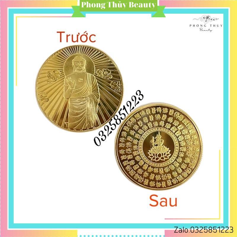 Xu Đức Phật , Phật Tổ Như Lai Mạ Vàng Phong Thuỷ May Mắn Có Vỏ Nhựa Bảo Vệ Cực Xịn