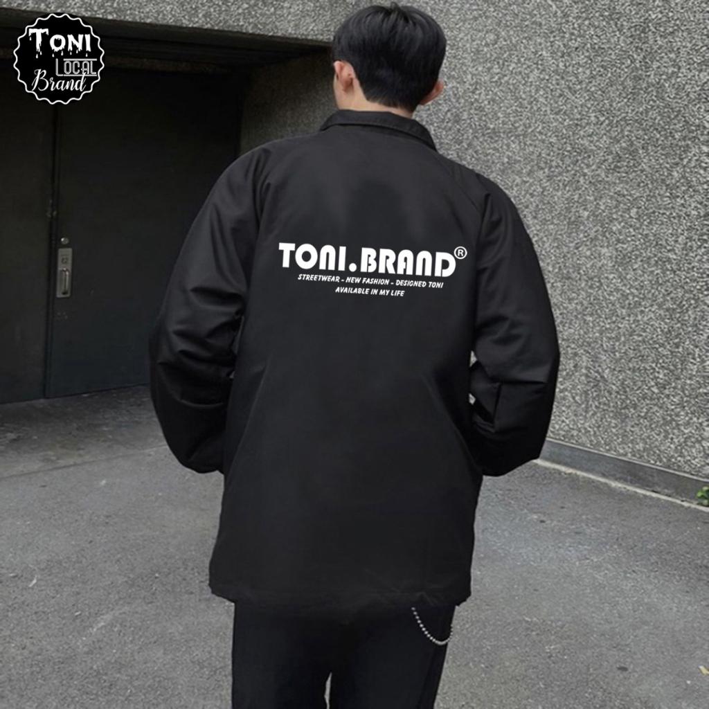 Áo Khoác Dù Local Brand Toni.Brand Jacket Mero 2 Lớp nam nữ form rộng Unisex