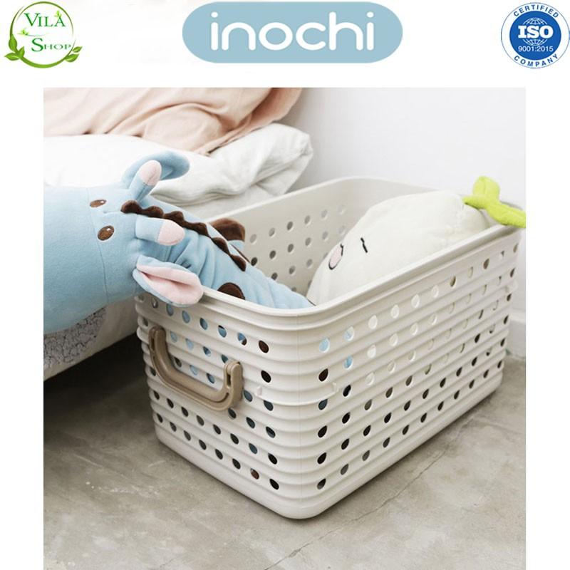 Giỏ Đựng Đồ, Giỏ Xách Quai Bên Tokyo INOCHI Nhựa Cao Cấp Chắc Chắn Sang Trọng Bền Đẹp