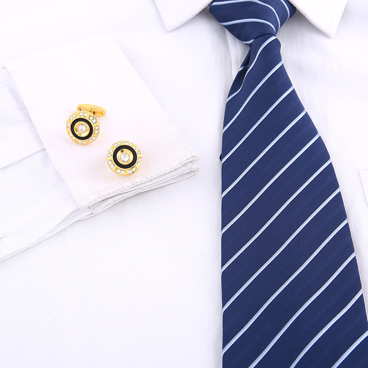 Bộ Khuy Măng Sét - Cufflink Hàng Cao Cấp QT1401
