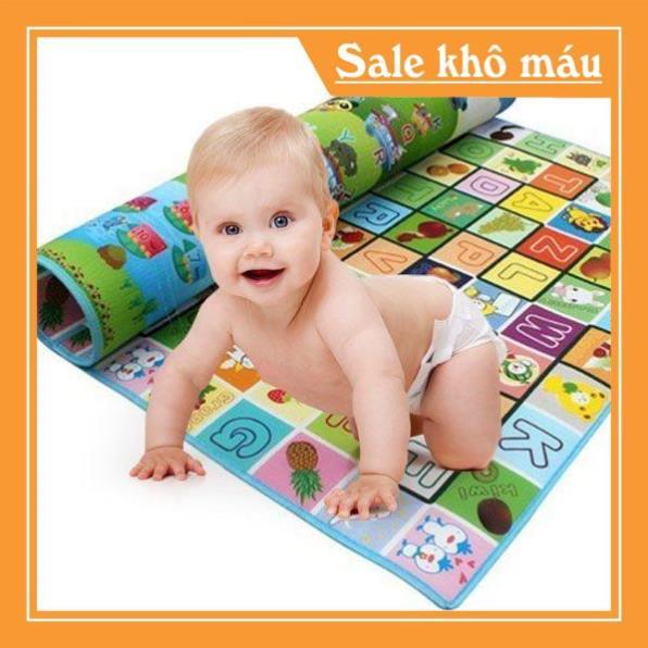 Thảm Xốp 2 Mặt Cho Bé Maboshi nhiều kích cỡ M6/M8/2M/2,2M/2,5M/3M ( giao màu ngẫu nhiên )