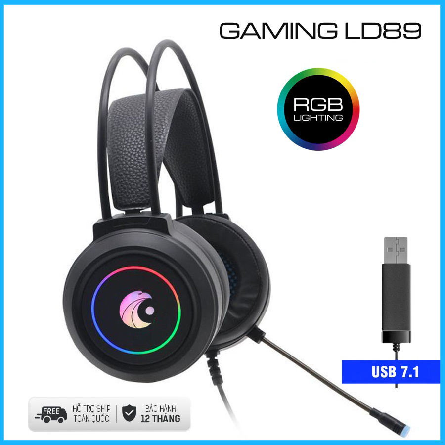 TAI NGHE GAMING K4,K5 CỔNG USB 7.1-HT