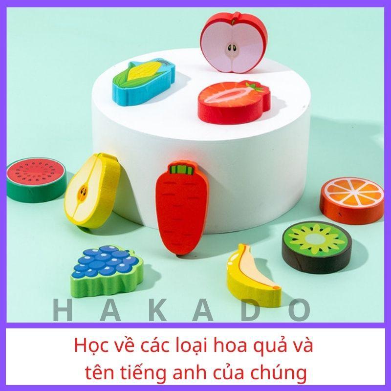 Đồ chơi câu cá gỗ 7 trong 1 đa chức năng cho bé yêu phát triển trí tuệ