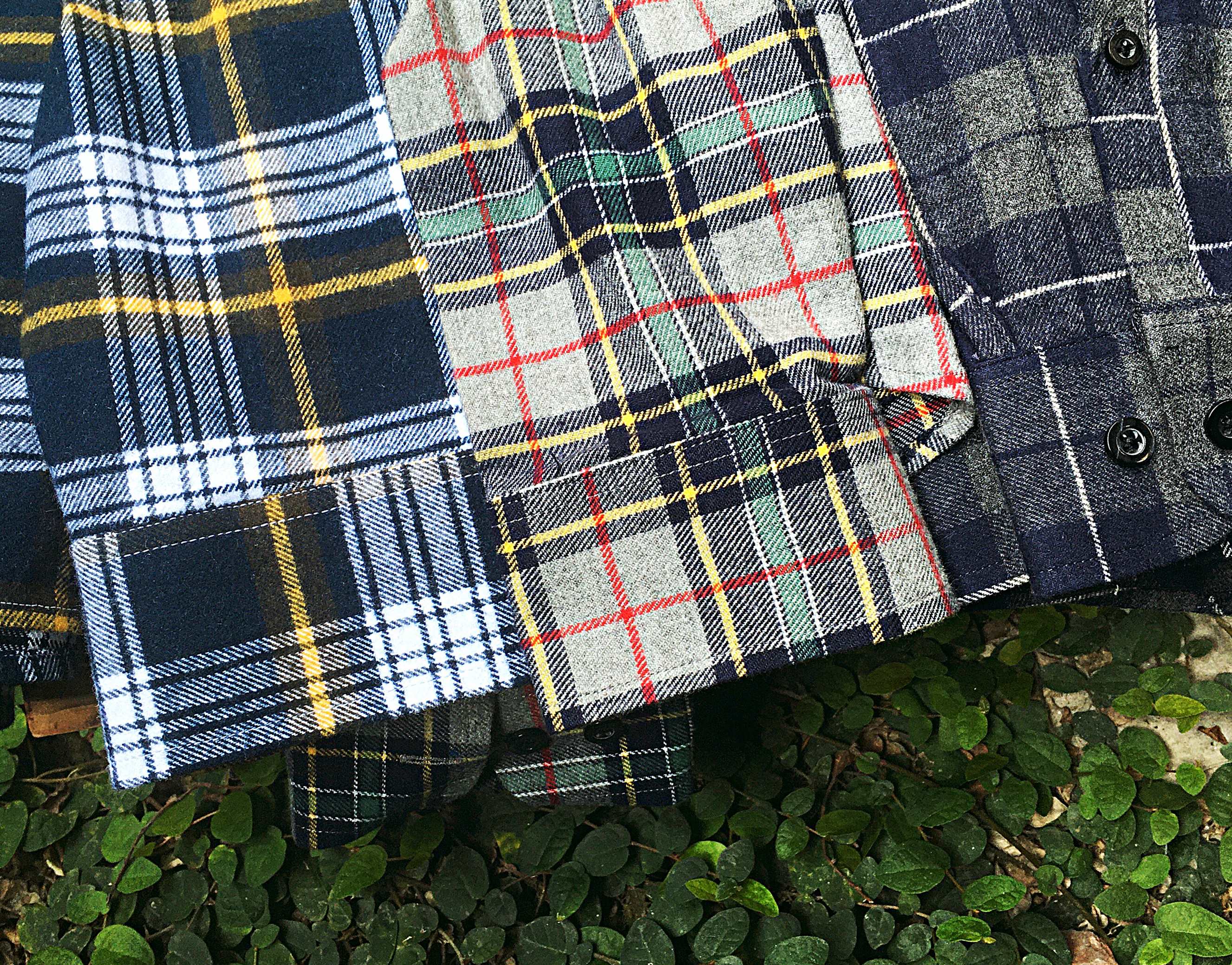 Áo sơ mi kẻ caro nam dài tay chất cotton dạ flannel shirt