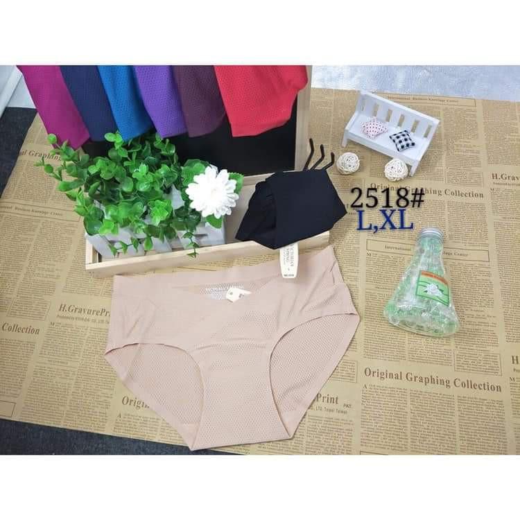 Combo 10 quần lót đúc su thông hơi cạp chéo bà bầu 2518