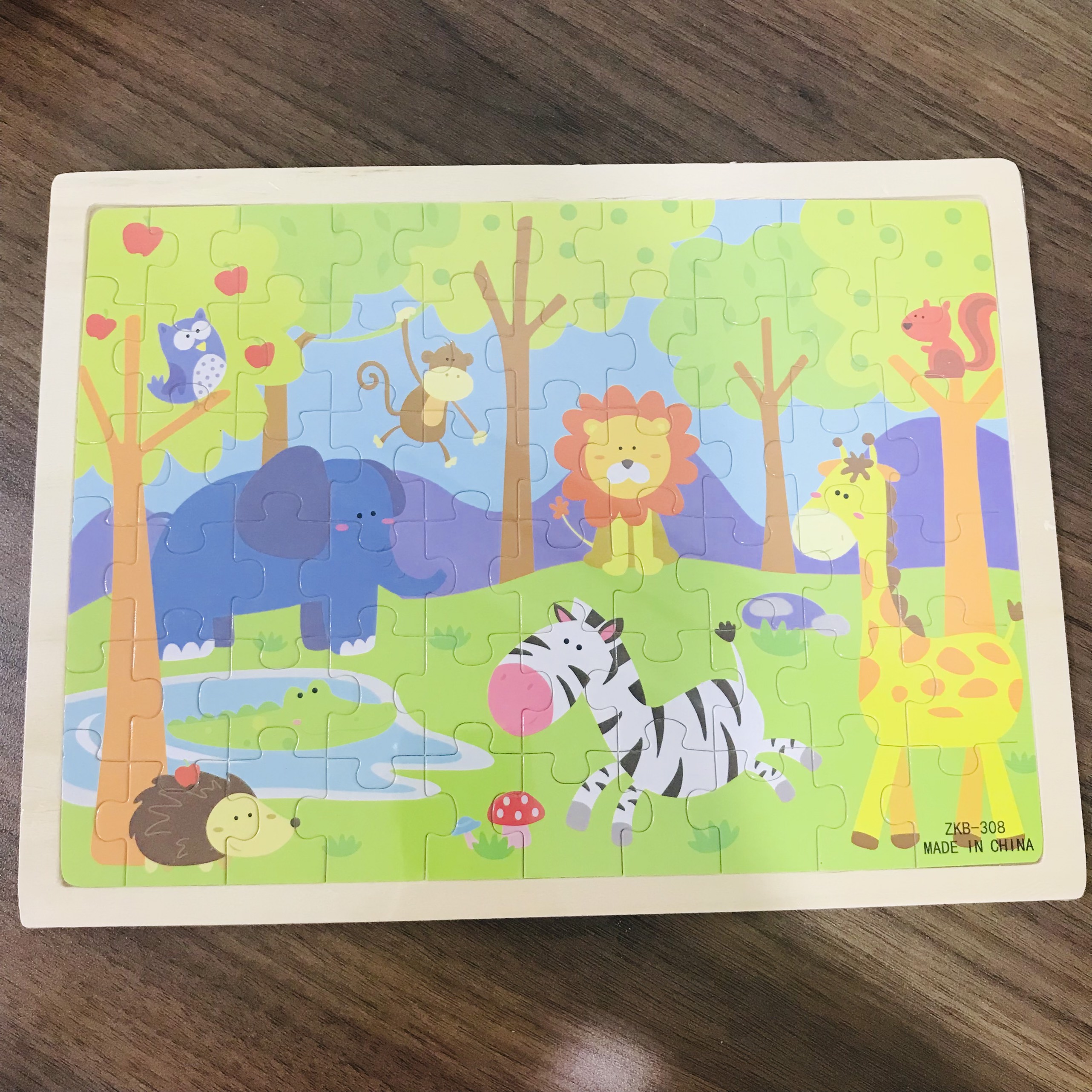 Đồ chơi tranh xếp hình 60 miếng puzzle - Đồ chơi thông minh cho bé