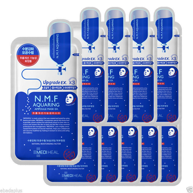 Combo 10 Mặt nạ Mediheal N.M.F Aquaring Ampoule Mask EX 25ml x10