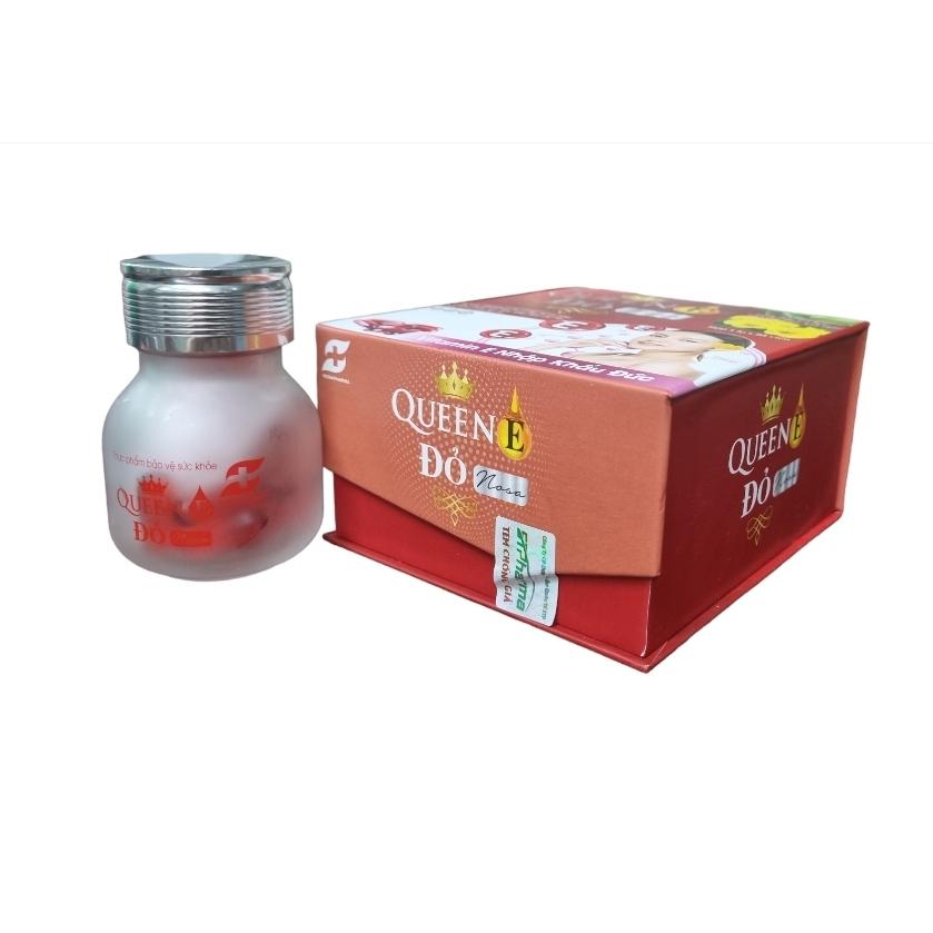 Viên uống đẹp da Queen E Đỏ Nosa, Bổ sung Vitamin E cho cơ thể, chống oxy hóa, giúp hạn chế lão hóa da, đẹp da