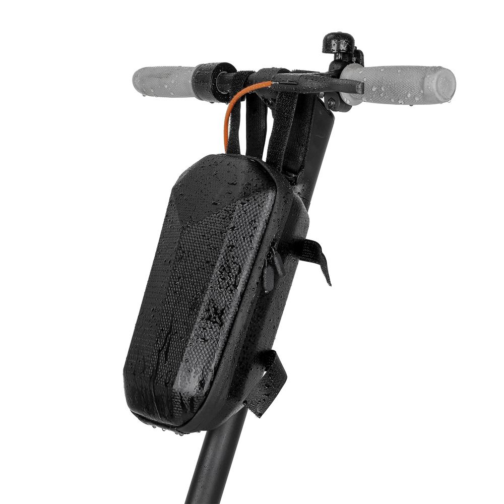 Scooter Storage Bag EVA Waterproof Handlebar Bag Bicycle Front Bag Organizer 4L for Electric Scooter Folding Bike