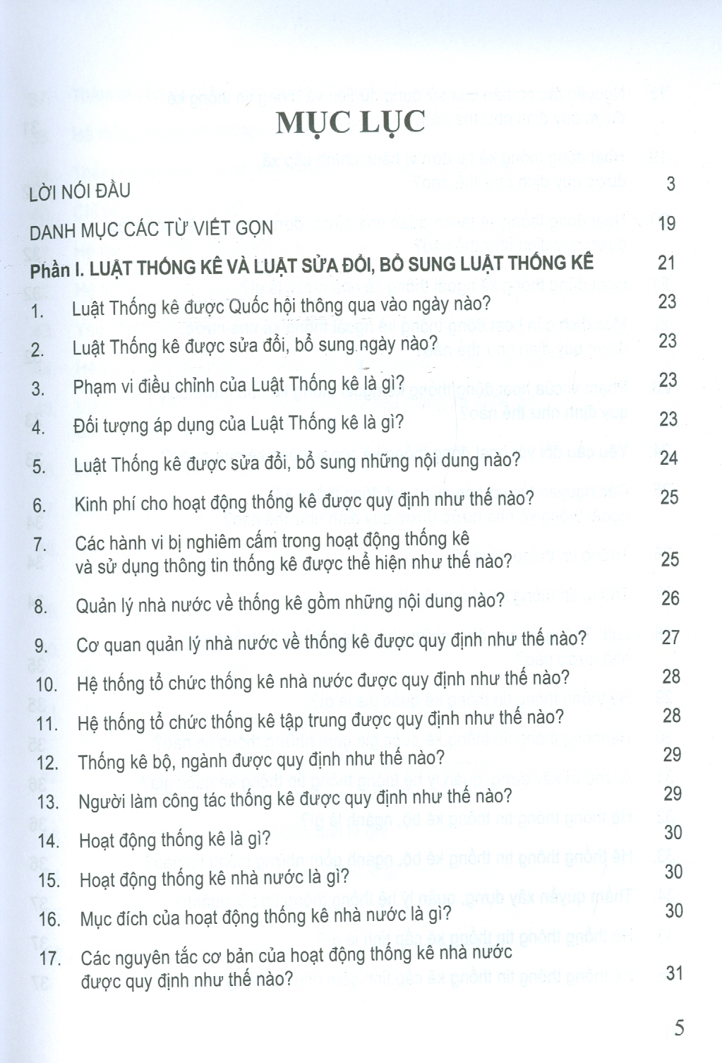 Hỏi - Đáp Luật Thống Kê Và Các Văn Bản Hướng Dẫn Thi Hành
