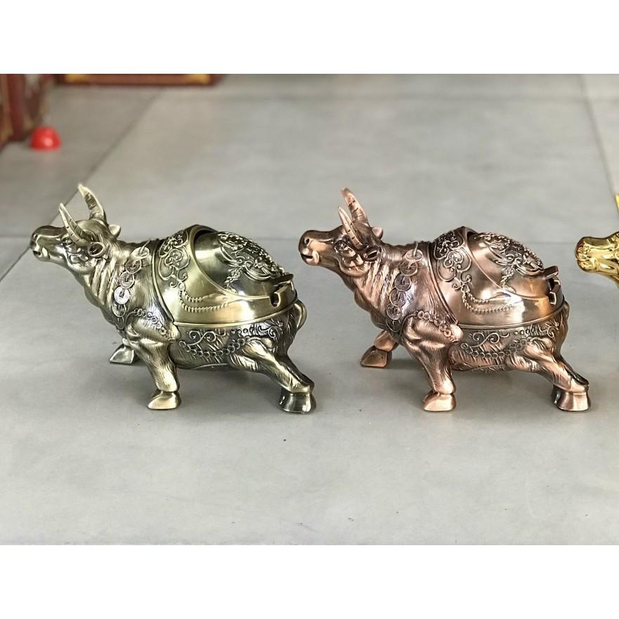 Gạt tàn cóc, thiềm thừ cao cấp bằng đồng MS13c