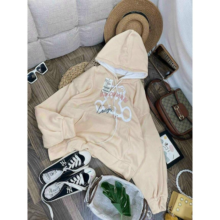 ÁO HOODIE NAM NỮ PHONG CÁCH GIẢN ĐƠN CỰC TREND IN HÌNH GẤU NGỘ NGHĨNH SIÊU CHẤT CỦA NĂM BAO ĐẸP