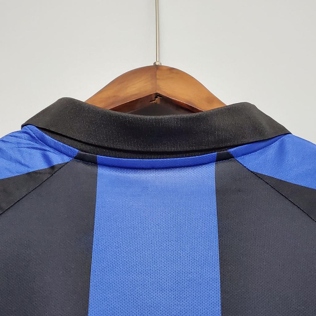 Áo Bóng Đá Retro Inter Milan 2001 - Sân Nhà bản cao cấp vải Cotton Polyester