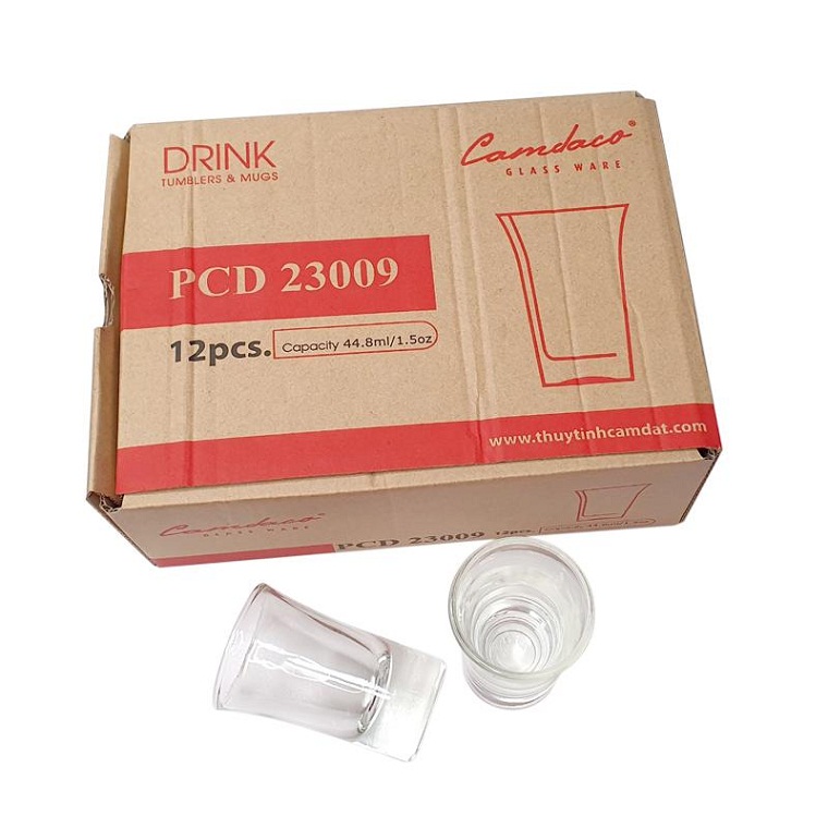Bộ 12 Ly Rượu Thủy Tinh Shot Camdaco