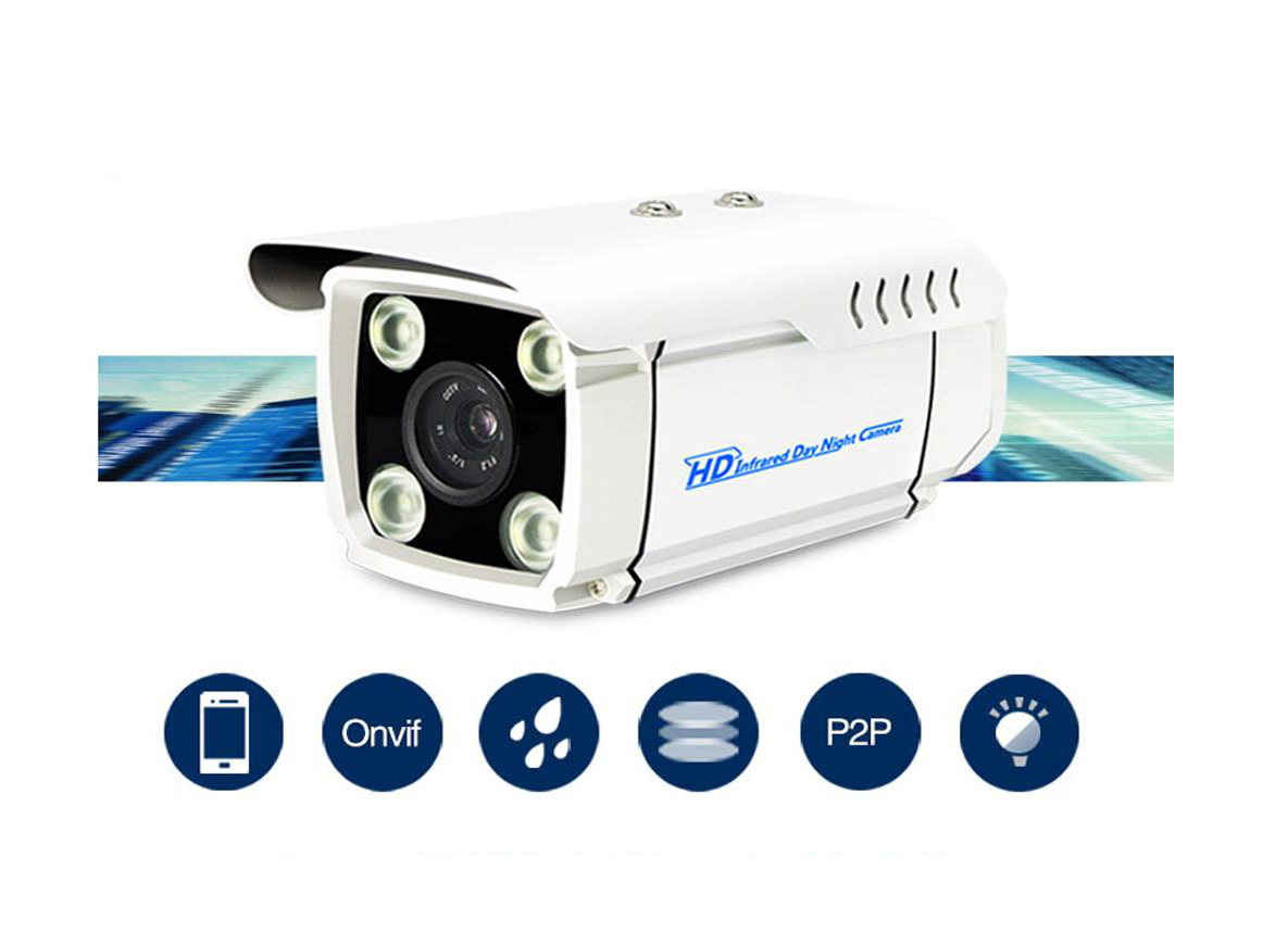 Camera Ngoài Trời 960 Chất Lượng 1080 Cao Cấp 4 mắt hồng ngoại siêu nét