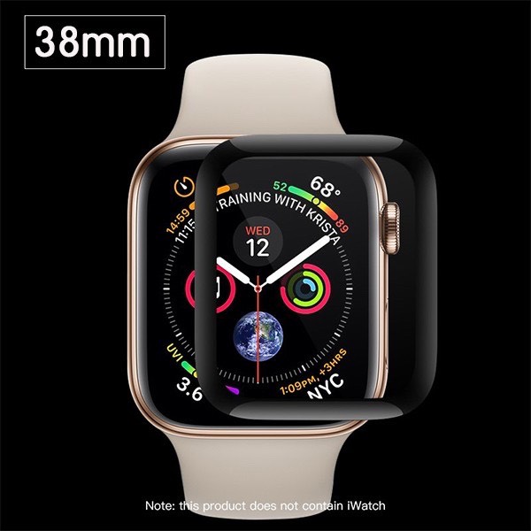 Kính Cường Lực Cao Cấp Cho Apple Watch COTEetCI - Full Size  - Dán Full màn 4D - Hàng Chính Hãng