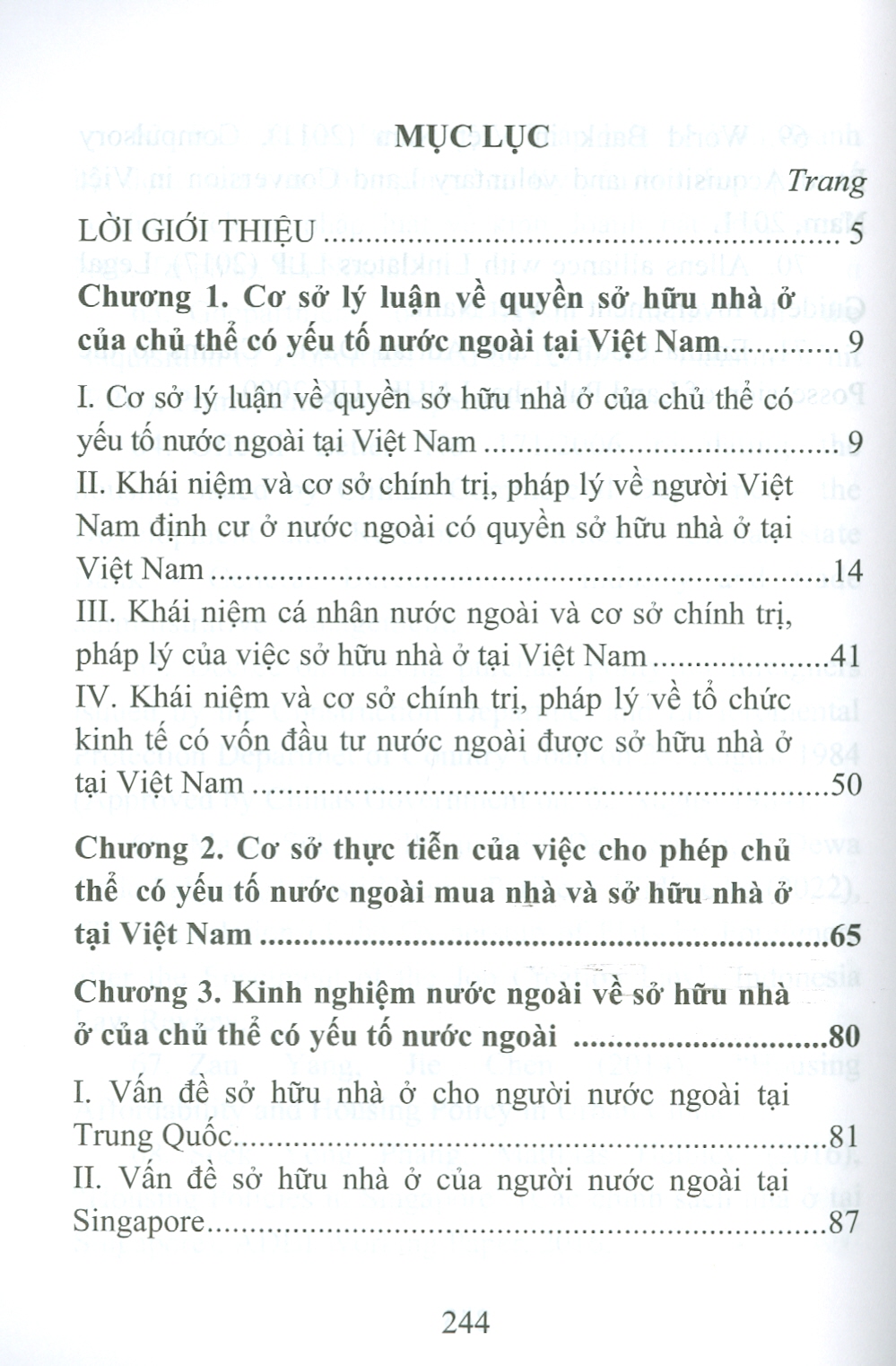 Quyền Sở Hữu Nhà Ở Của Chủ Thể Có Yếu Tố Nước Ngoài Tại Việt Nam (Sách chuyên khảo)