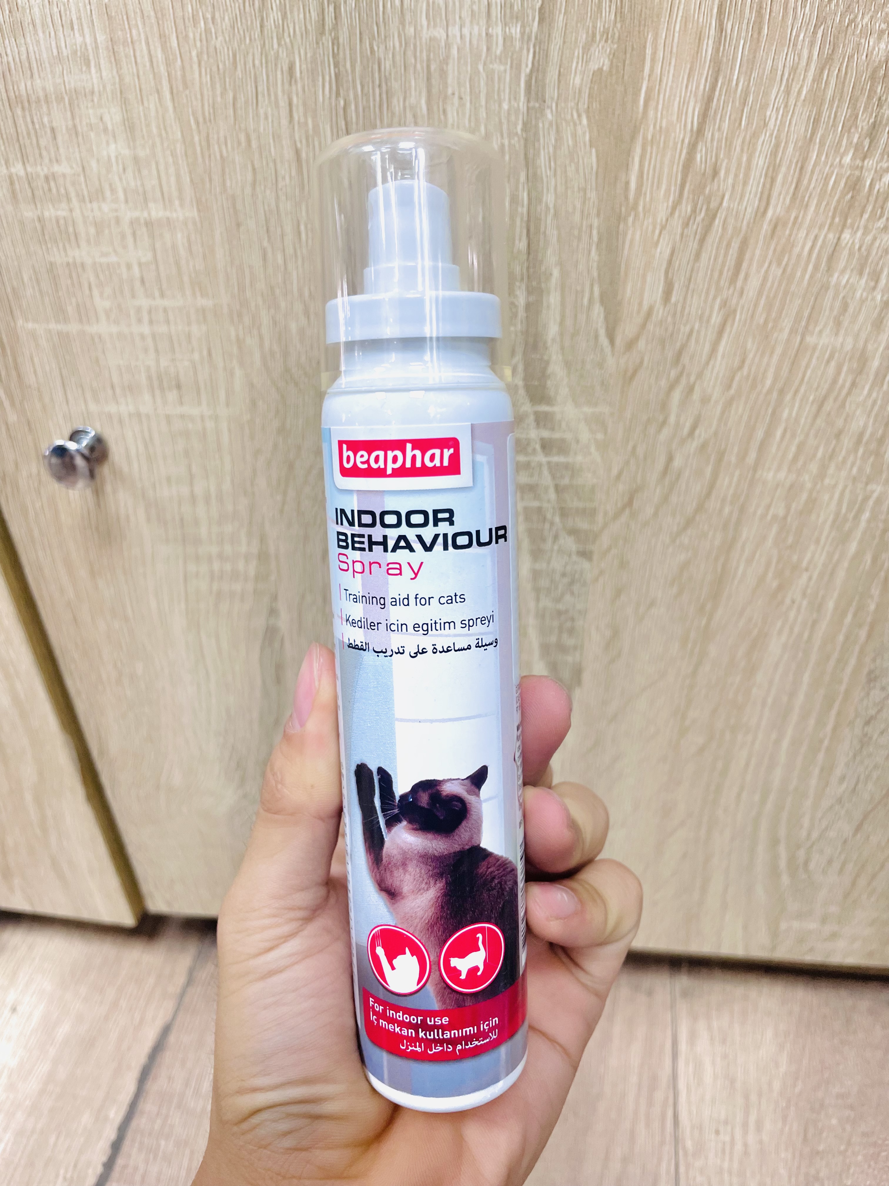 ￼Bình xịt chống chó mèo phá đồ Beaphar Indoor Behaviour Spray