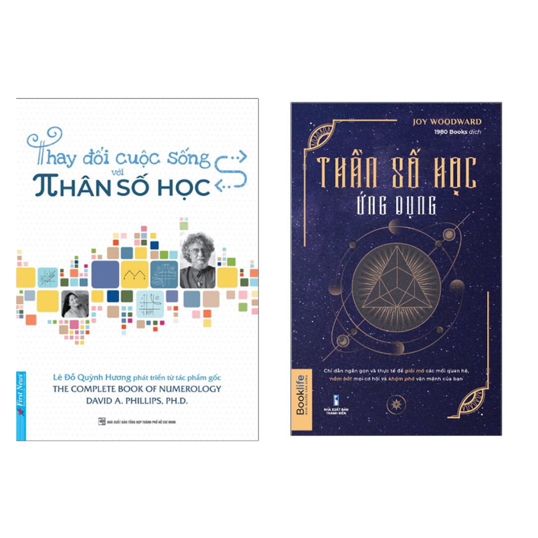 Combo 2 Cuốn Sách Bán Chạy: Thay Đổi Cuộc Sống Với Nhân Số Học + Thần Số Học Ứng Dụng