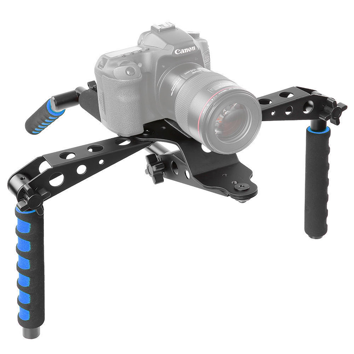 Khung rig vác vai kim loại quay phim DSLR shoulder rig Movie RL01