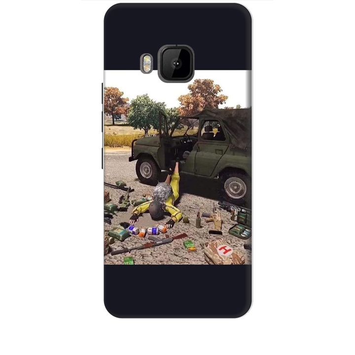 Ốp lưng dành cho điện thoại HTC M9 hinh PUBG Mẫu 03