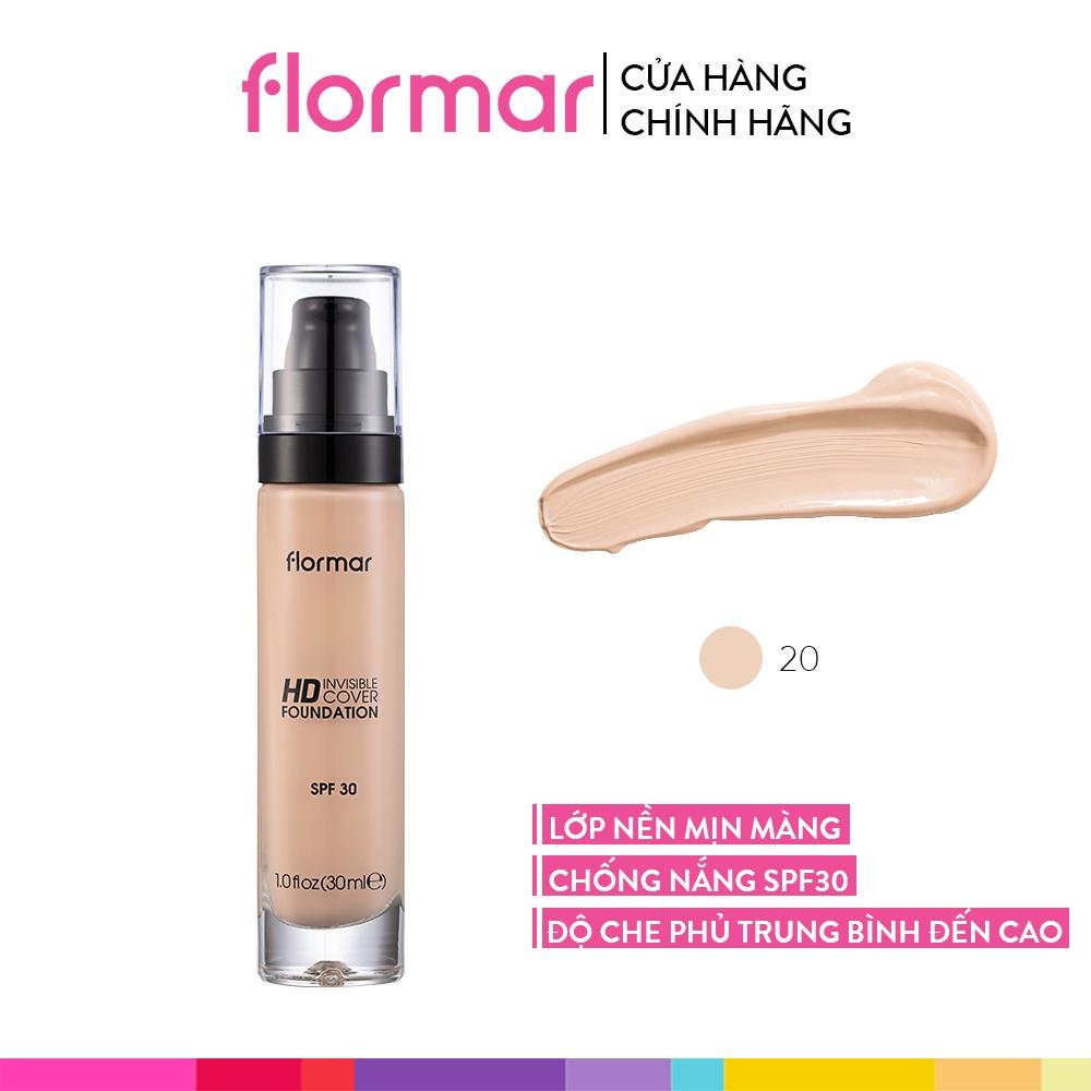 Kem nền Flormar HD Invisible Cover Foundation SPF 30 chống mốc
