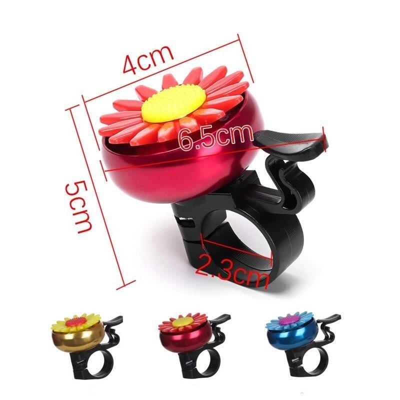 1PC New Multi-color Funny Flower Bicycle Bell Horns Kids Bike Daisy Flower Children Kids Cycling Ring Alarm For Handlebars