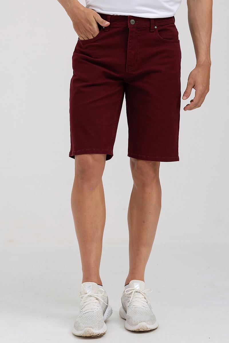 Quần short jeans nam form vừa SP22SS01-JN - RED