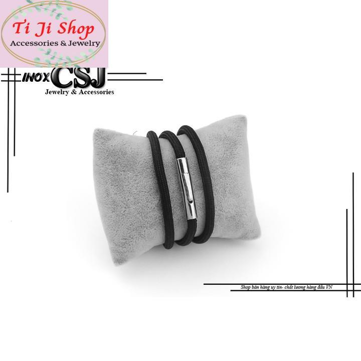 Dây chuyền dù thái 4ly , khóa gài inox vip không đen, không gỉ