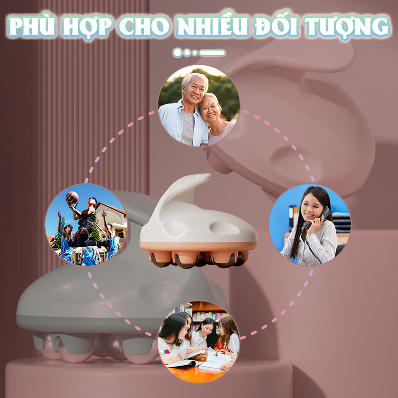 Dụng cụ massage cầm tay đa năng Nikio NK-07C