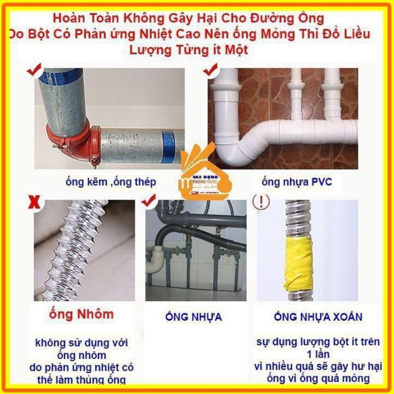 Bột thông tắc cống sinh học công nghệ Na No NHẬT BẢN loại mạnh. Sản phẩm an toàn không độc hại