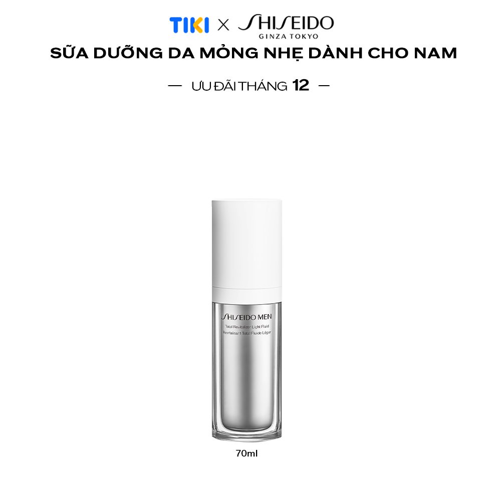 Sữa Dưỡng Da Shiseido Men Total Revitalizer Light Fluid N 70Ml