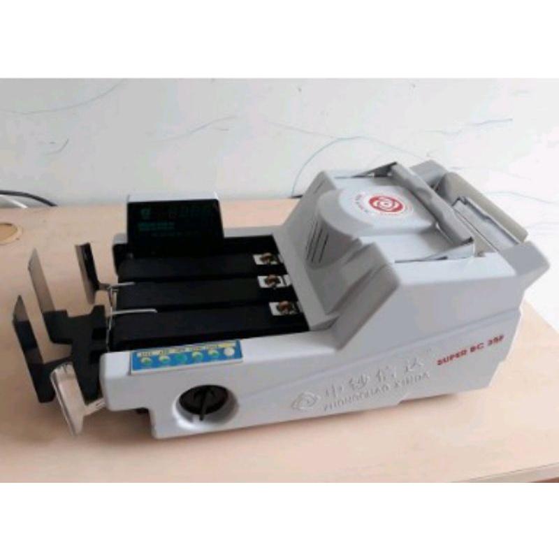 Máy đếm tiền phát hiện tiền g.i.ả, tiền lẫn loại XINDA SUPER BC, động cơ mạnh mẽ, hoạt động ổn định, đếm chính xác bh 18T