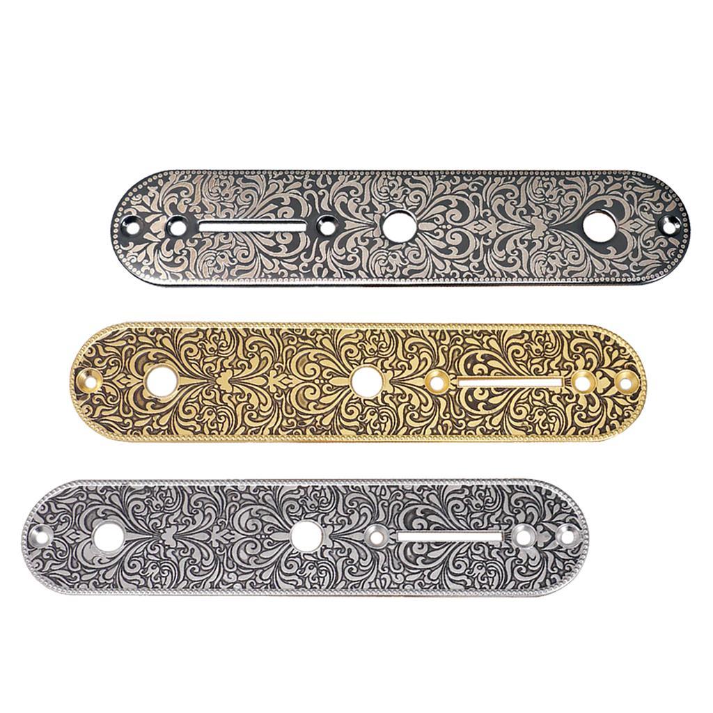 2 x Metal Guitar Control Plate Cover for TL Electric Guitar Replacement Parts