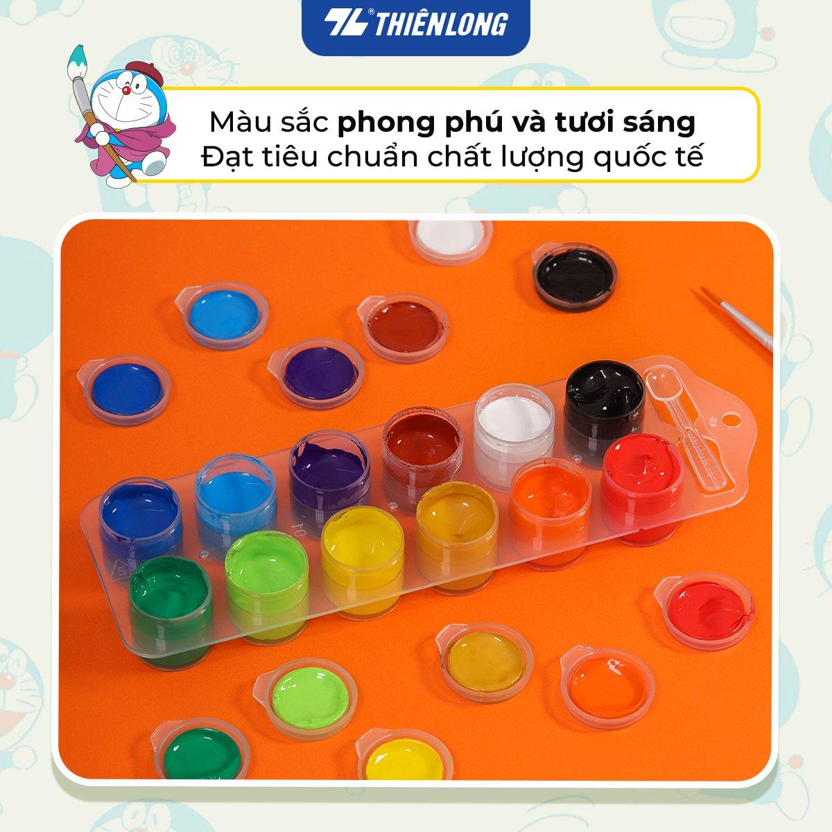 Bộ 12 Màu nước Thiên Long Colokit WACO-C002/DO - Phiên bản Nobita Và Câu Chuyện Thế Giới Trong Tranh 2025