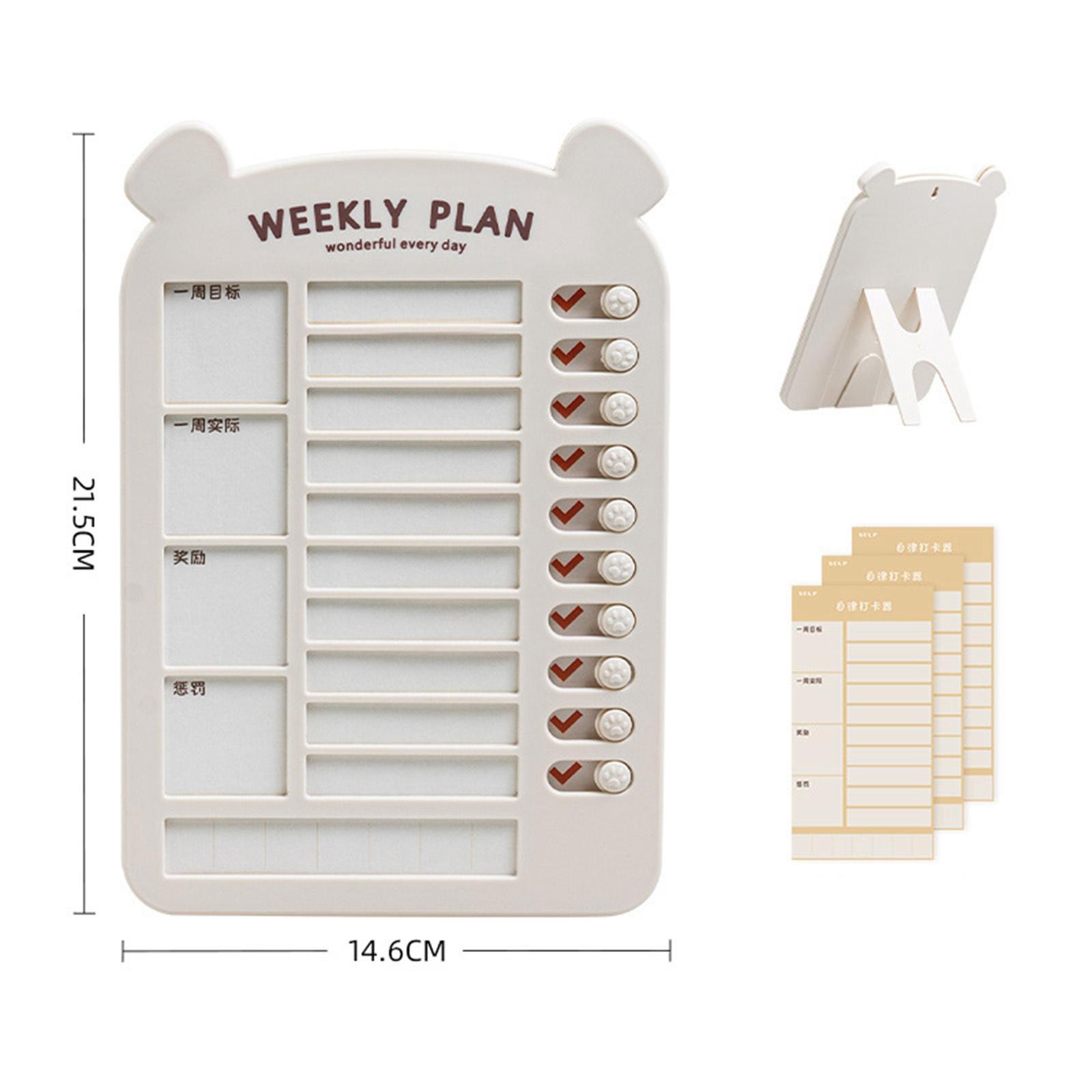 Detachable List Board, Daily Schedule Board, Daily Task Planning Board for Office